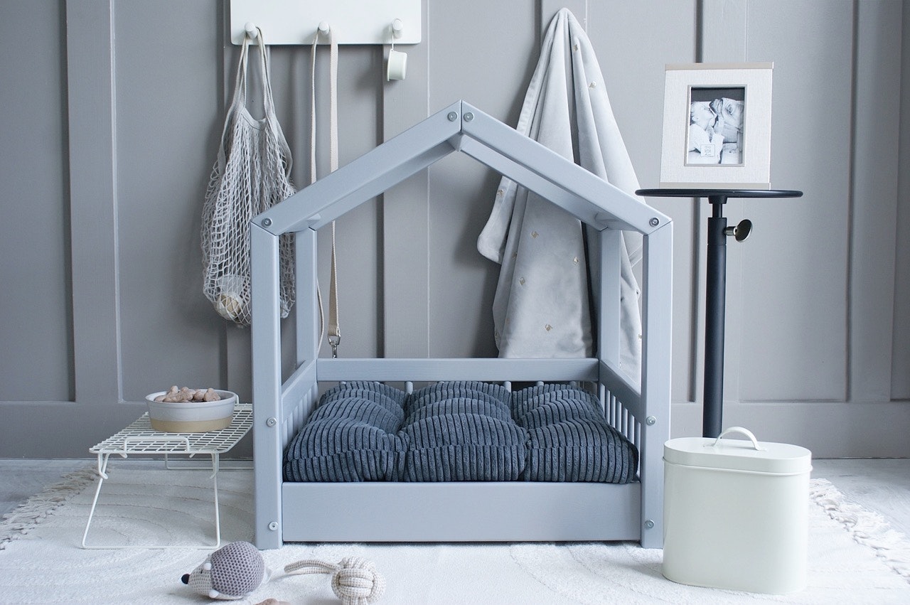Cozy hundeseng/hundekurv Grå (M)