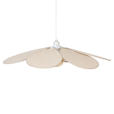 Beige loftlampe til børneværelset