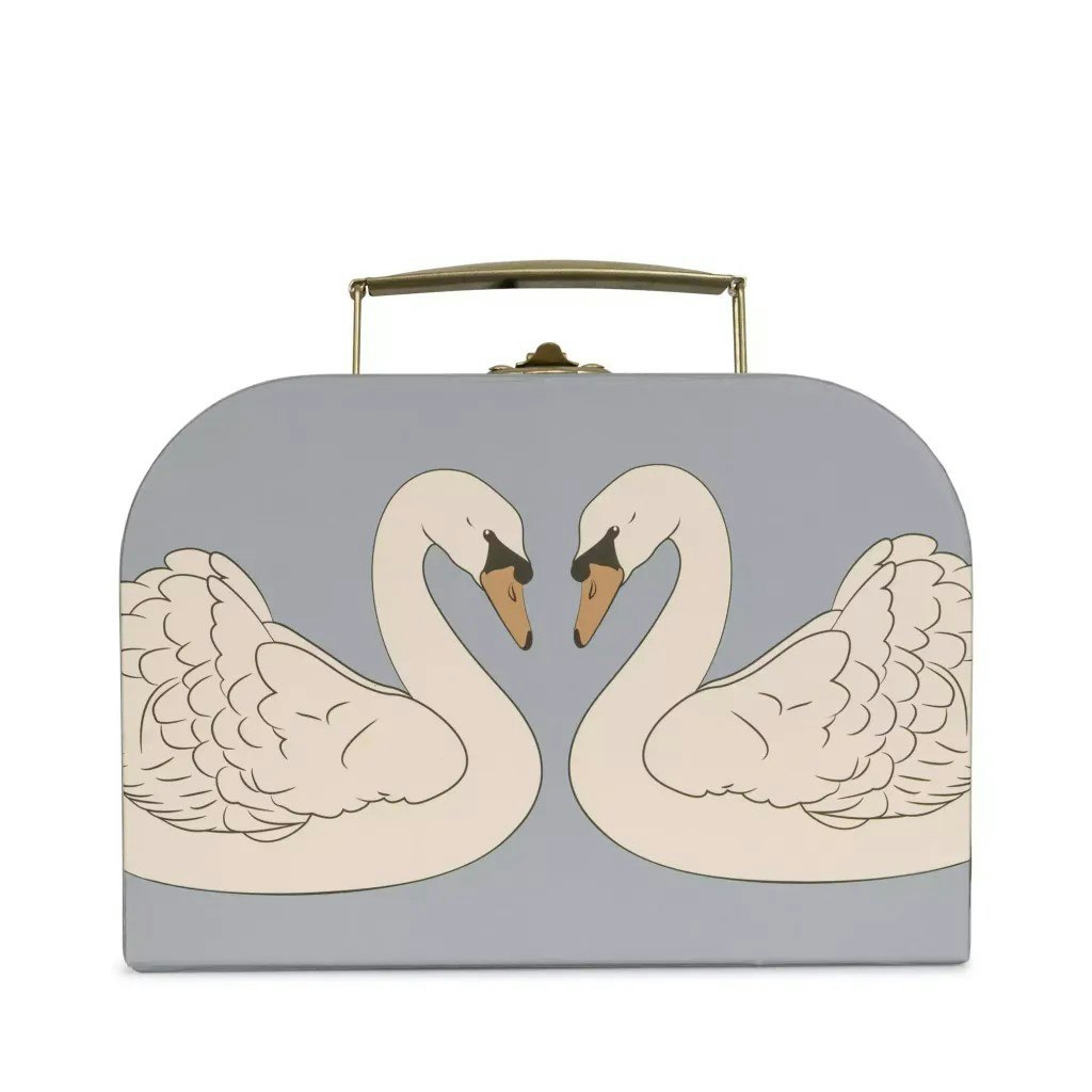 Konges Sløjd, 2-pak legetøjskuffert, Swan