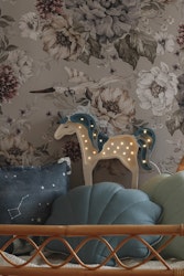 Little Lights, Lampe til børneværelset, Enhjørning blå glitter
