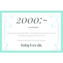 Gavekort 2000 kr