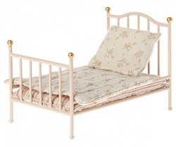 Maileg, vintage seng Mus, rose