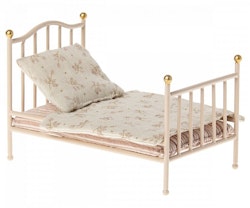 Maileg, vintage seng Mus, rose