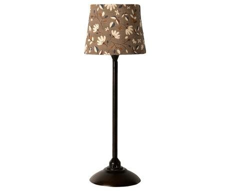 Maileg, dukkehus gulvlampe, antracit