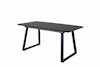INCA svartfärgad matbord – 160/200×85