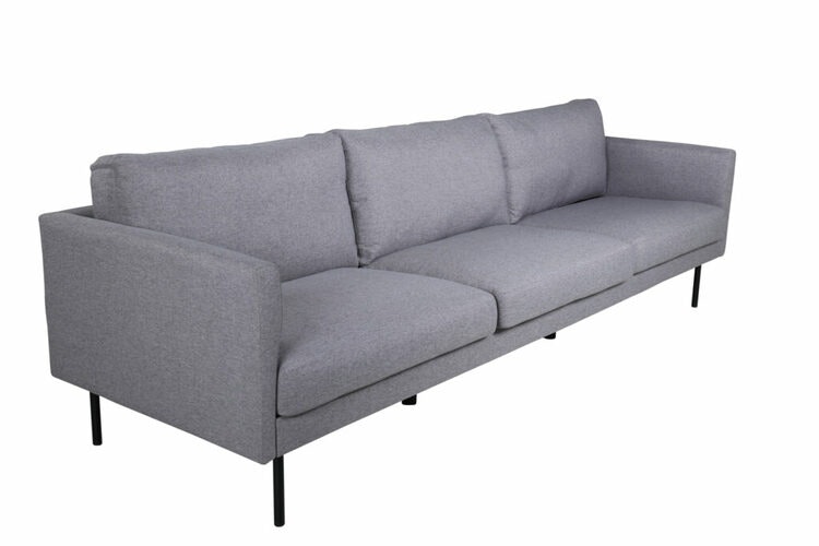 Zoom 3-sits soffa grå