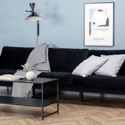 Zoom 3-sits soffa svart