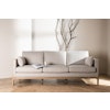 OLYMPIA Olympia Sofa - Walnut / Offwhite Fabric/Linen