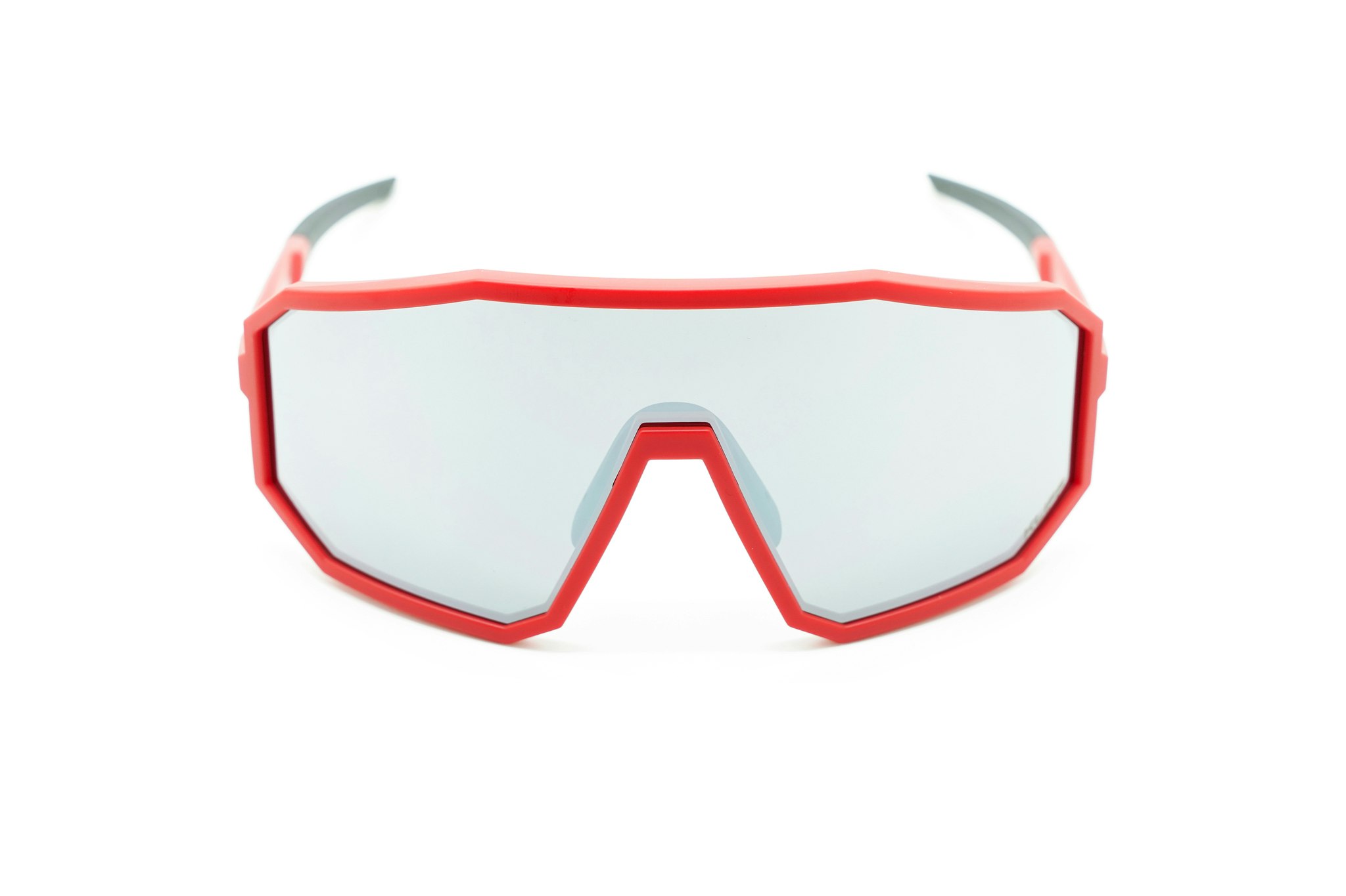PODIUM RED - Silver mirrorlens