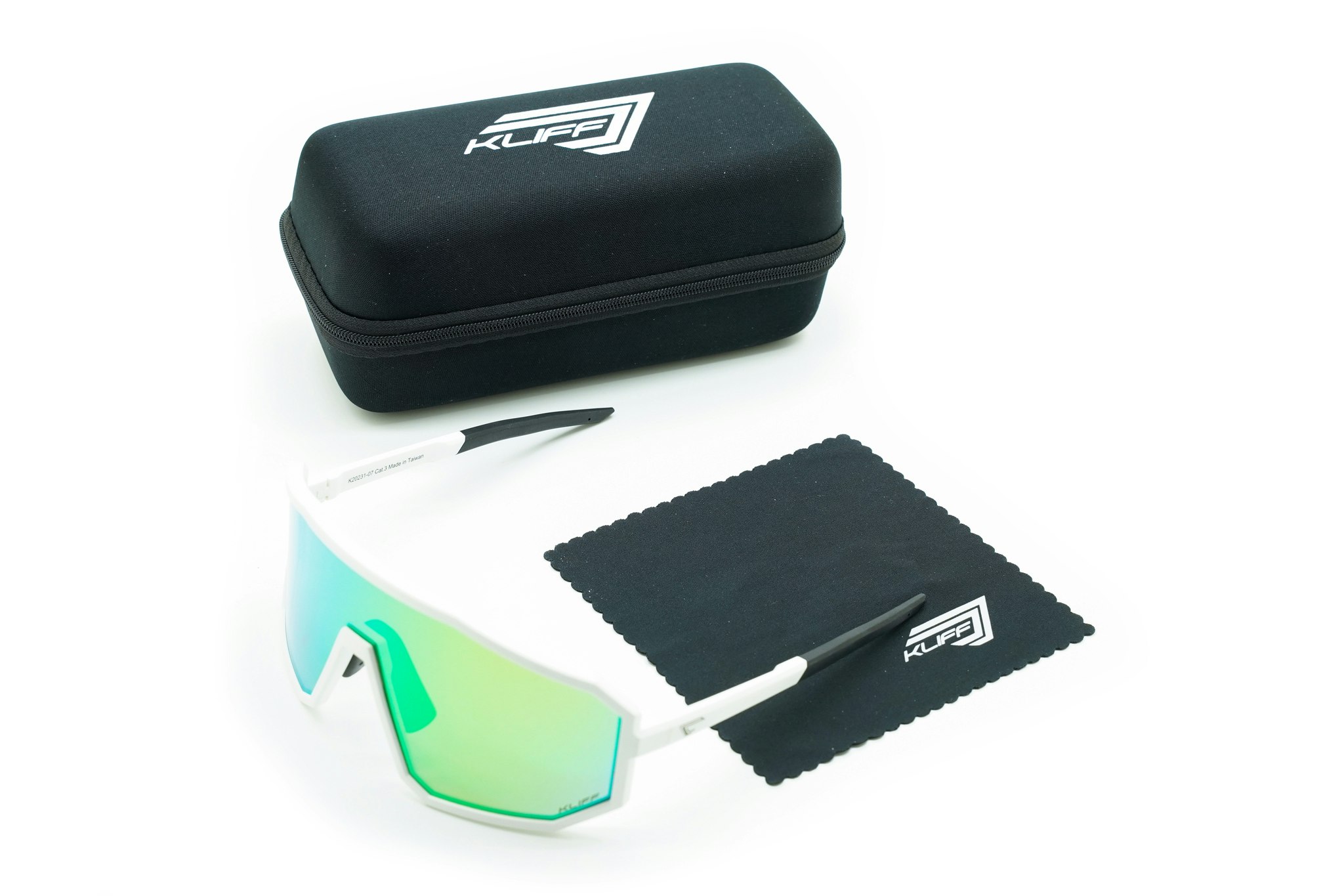 PODIUM WHITE - Green multilens