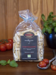 Martinas hantverksmässigt tillverkade pasta TORTIGLIONE BIO