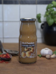Tomatsås på gula tomater