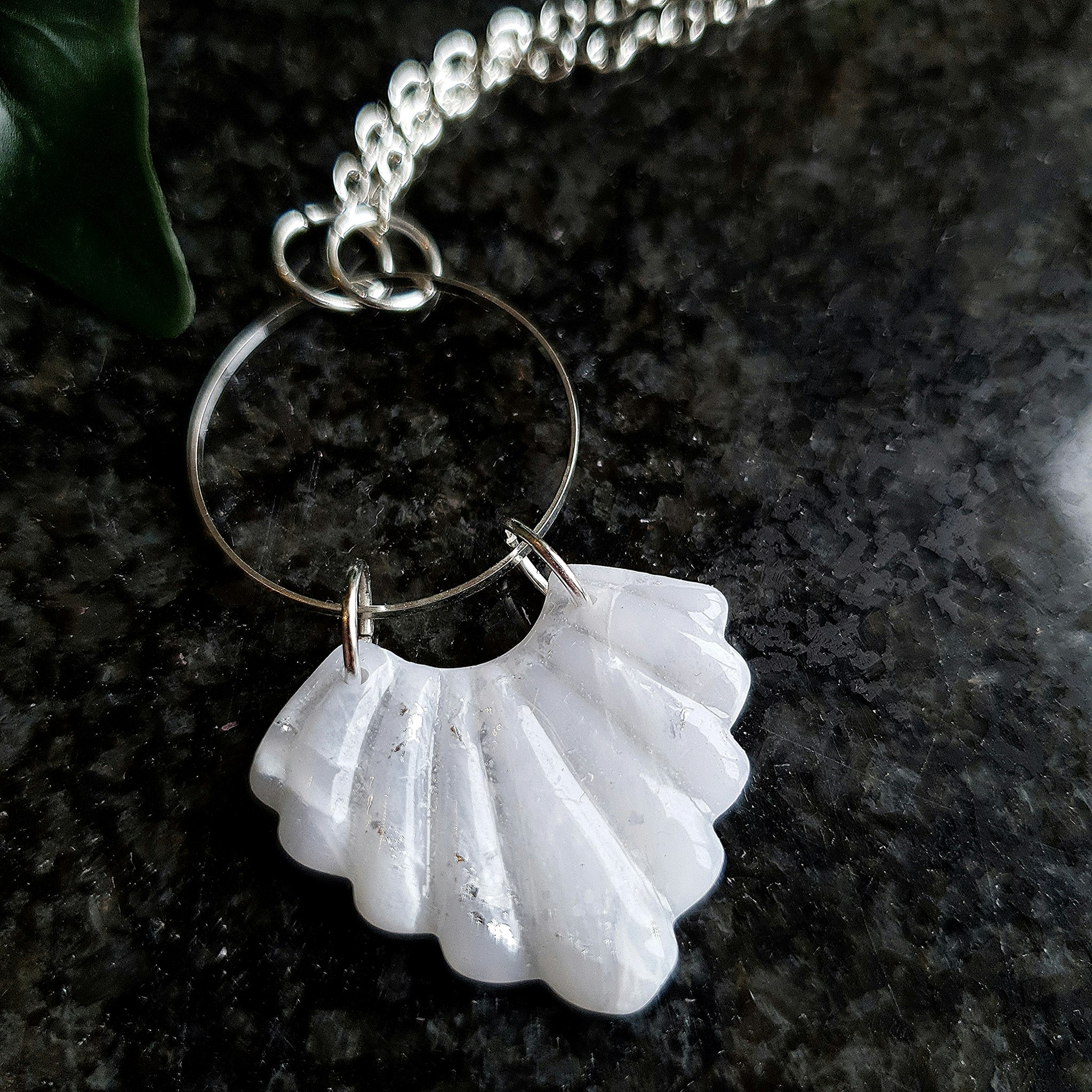 White marble necklace
