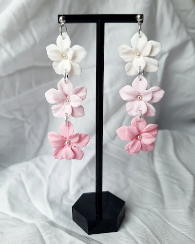 Flower ombre dangle