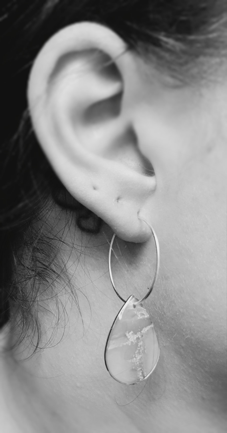 Green drop hoops