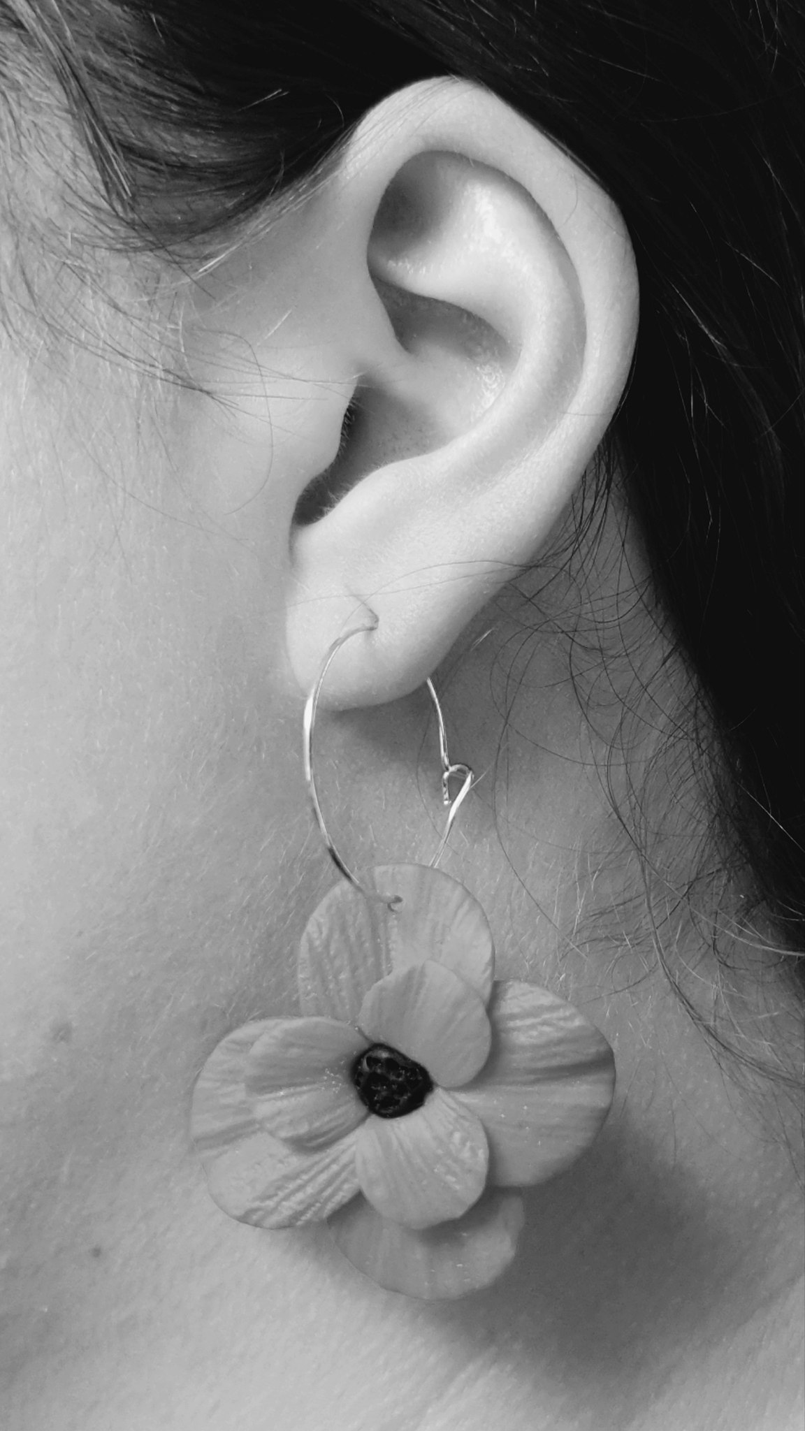 Poppy hoops