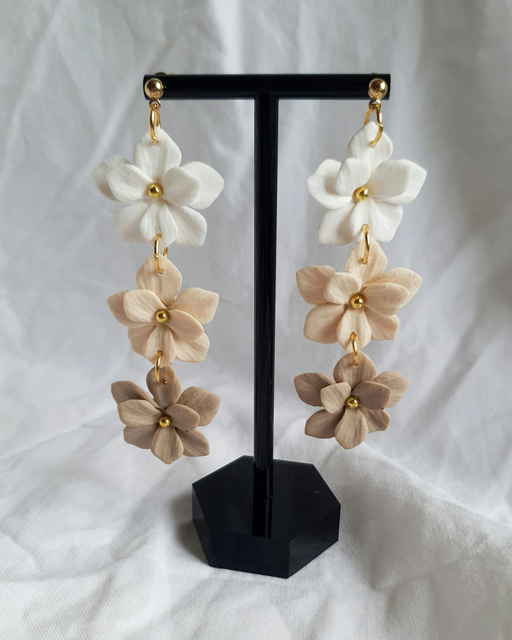 Flower ombre dangle