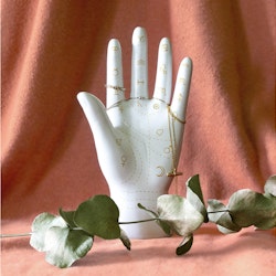Palmistry hand ceramic