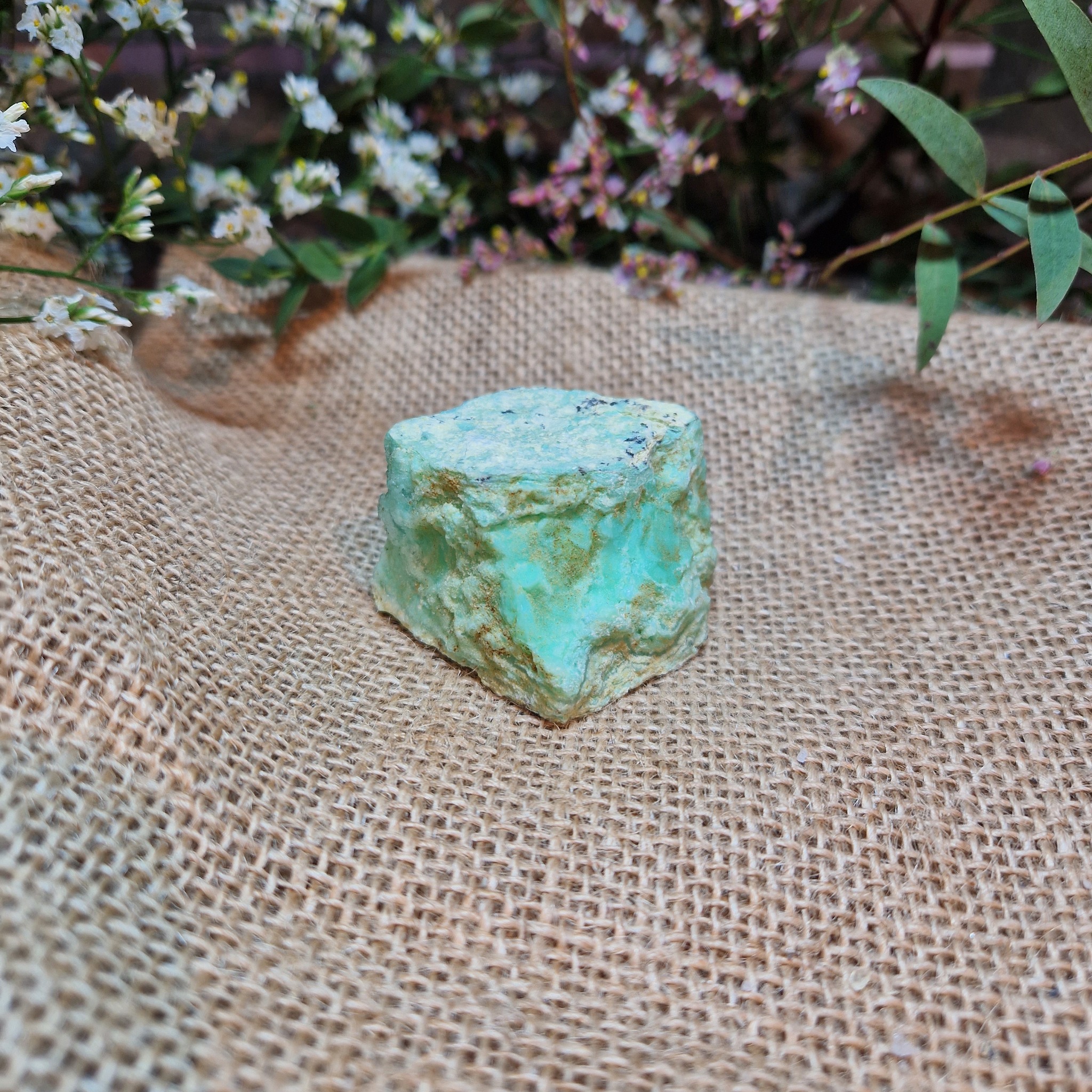 Grön opal rå