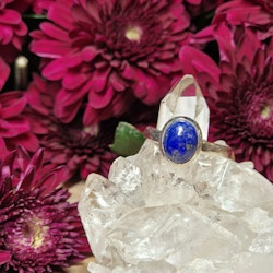 Lapis lazuli ring äkta silver 925 strlk 10