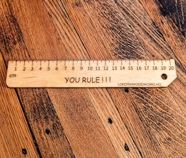 Linjal 20cm "You rule"