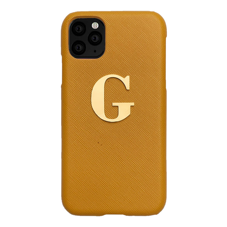 Yellow Mobilcover med metal letter®