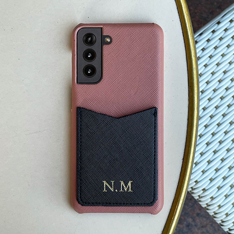 Cloudy pink samsung cover