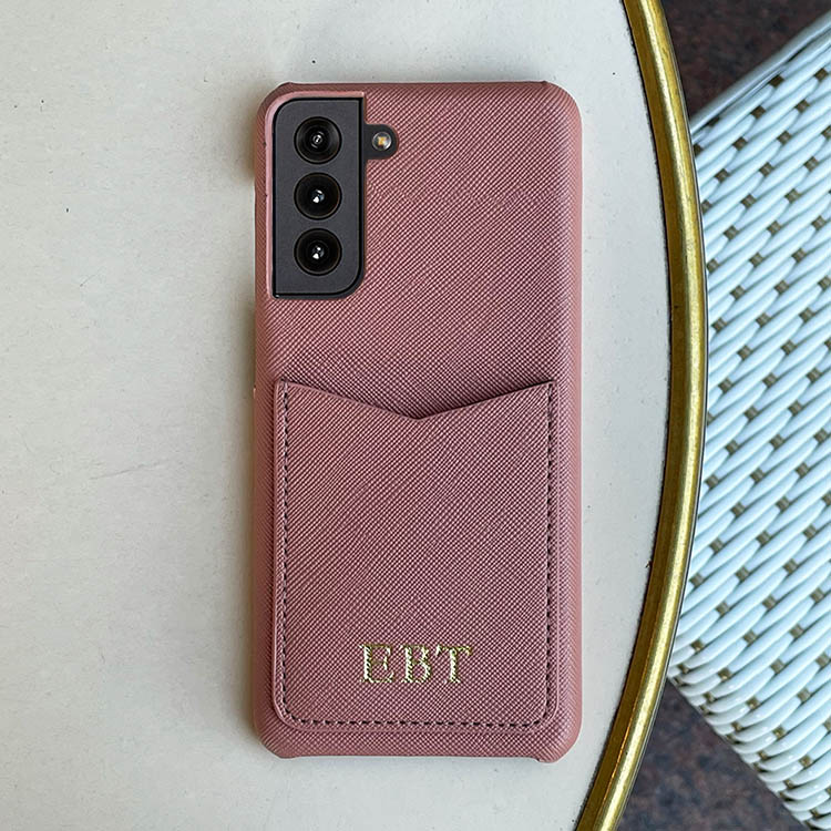 Cloudy pink samsung cover