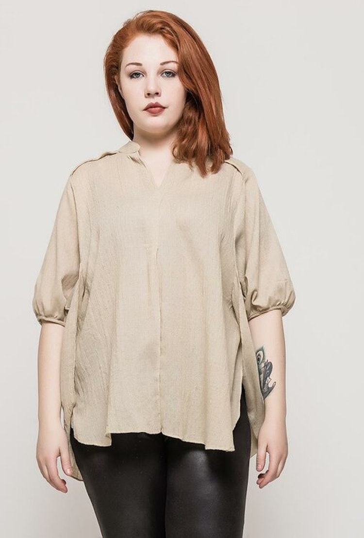 Blus - 54/56 - Beige
