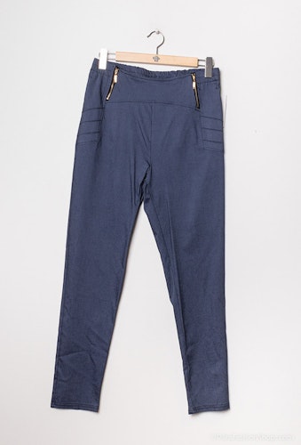 Byxa med dragkedja - 42/44 - Denim