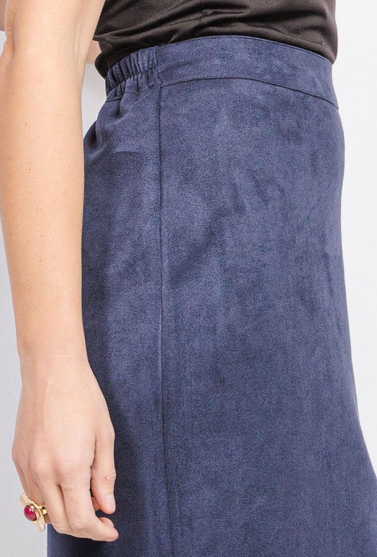 Kjol i mocka - 54/56 - Jeans