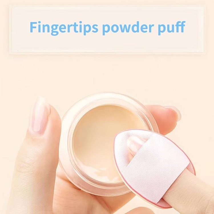 Mini powderpuff, rosa
