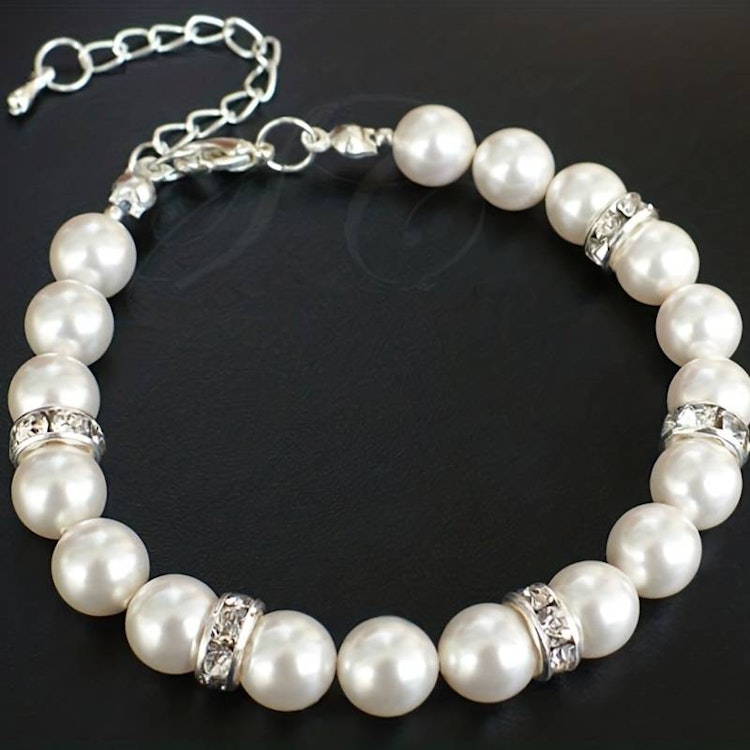 Strass-rondeller, silver, 8mm - 50p