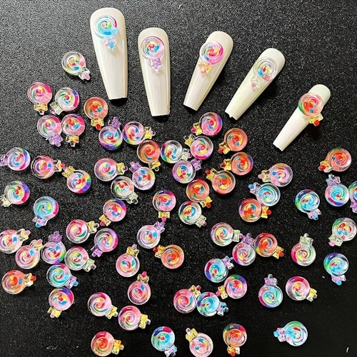 Lollipop i resin, 10pack