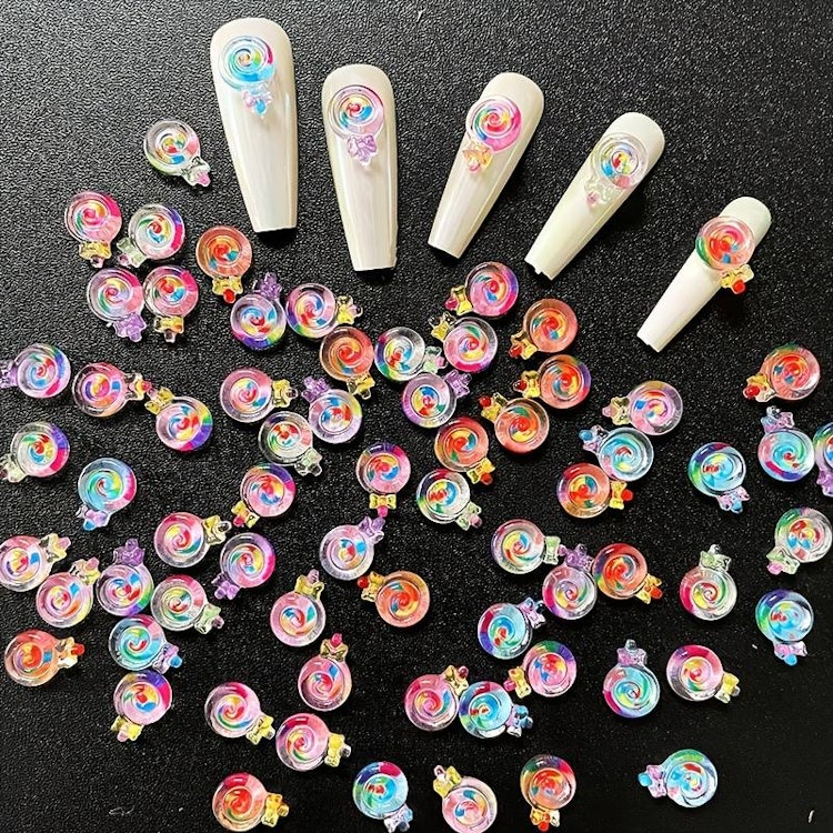 Lollipop i resin, 10pack