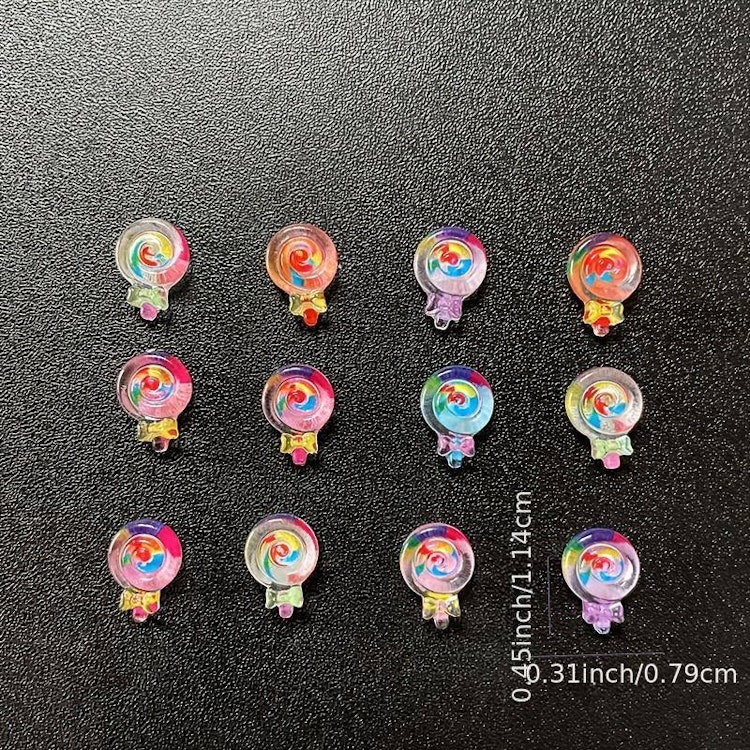 Lollipop i resin, 10pack
