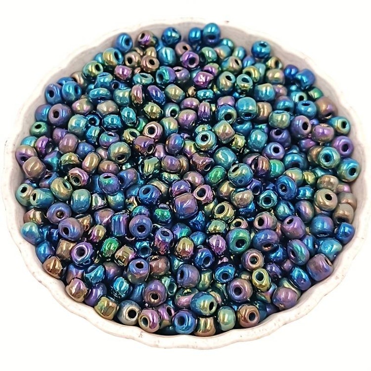 Pärlmix 2-4 mm, multicolor - 50pack