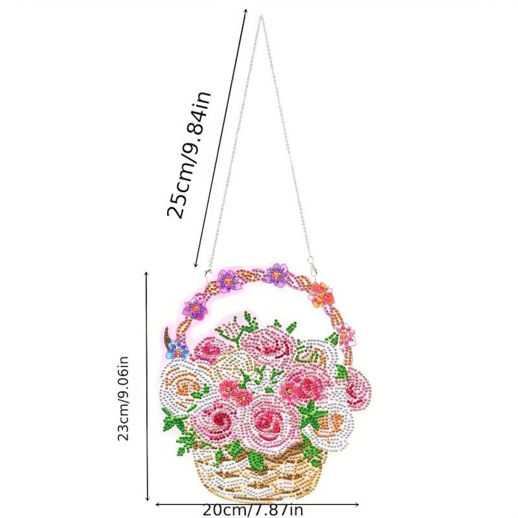 Skylt - Blomsterkorg