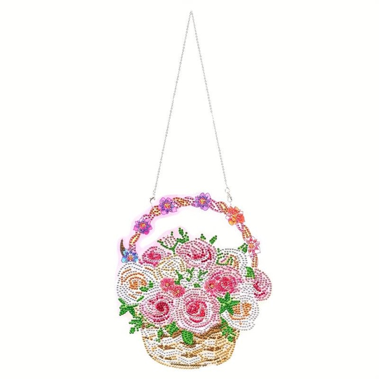 Skylt - Blomsterkorg