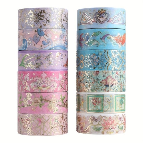 Washi-tejp, mönster - 15mm x 2m