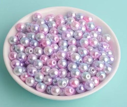 Gradient, rosa-lila, 8mm - 50p