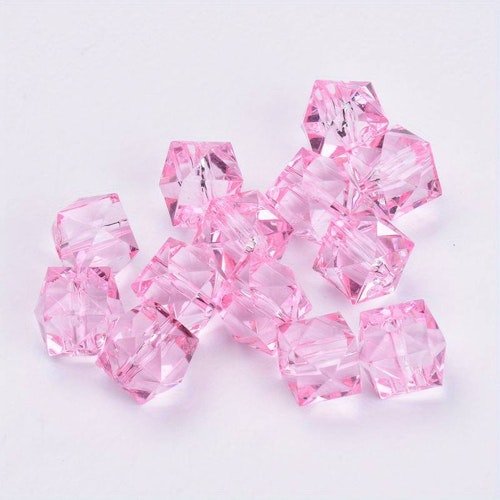 Polygon, rosa, 8mm - 50p
