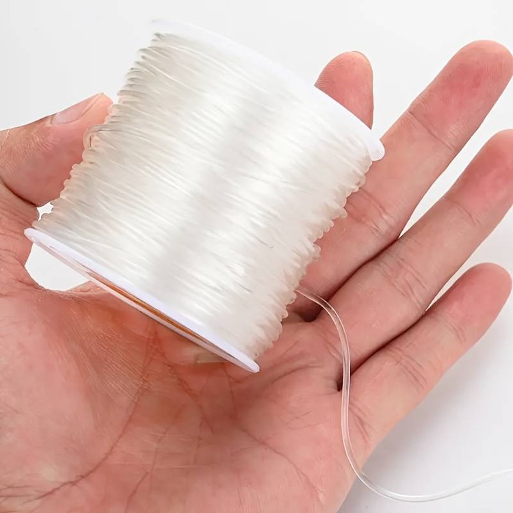 Elastisk tråd, 0,7mm x 100m