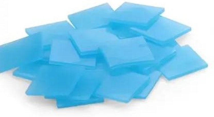 DP-vax, 2x2cm, blå - 6pack