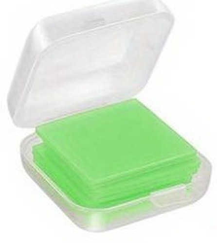 DP-vax, 2x2cm, grön - 6pack