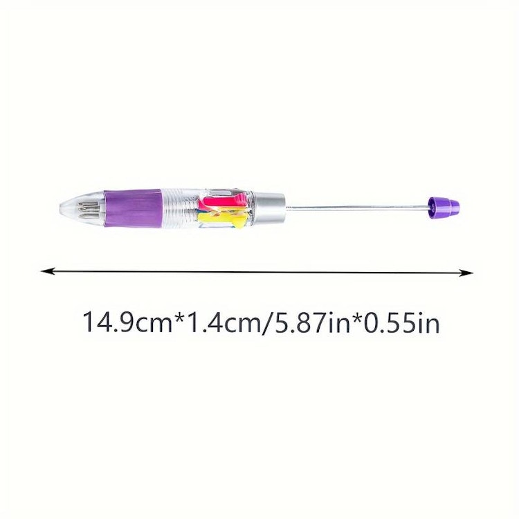 Pärlbar penna med 4 stift