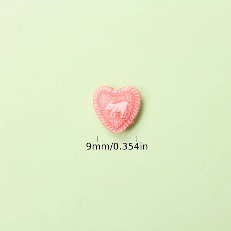 Kinesisk zodiak, mix, 9mm - 50st