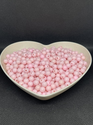 Ljus rosa nyans, 8mm - 100p