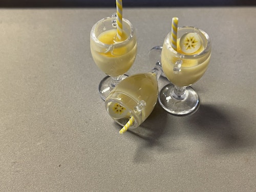 Stort glas - banan
