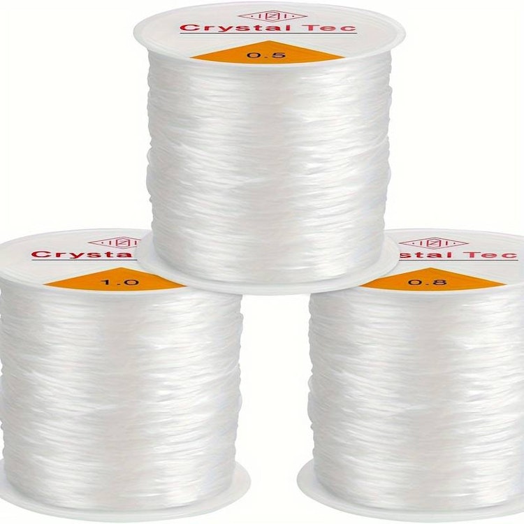 Elastisk tråd, 0,5mm x 100m
